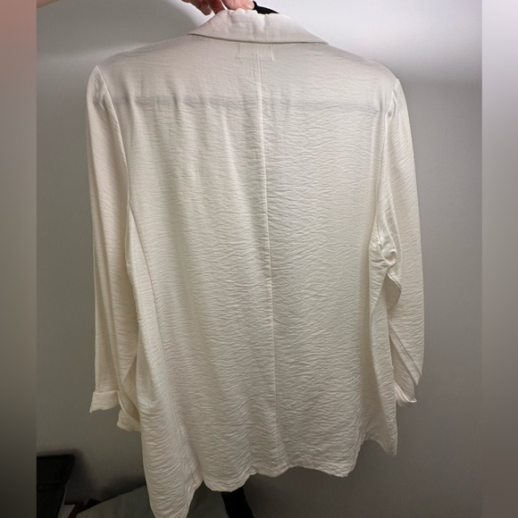 SAGE white cotton beachy blazer - Picture 4 of 6